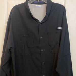 Columbia long sleeve fishing shirt.